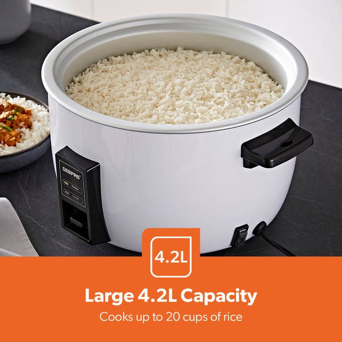 4.2L Stainless Steel Electric Non-Stick Rice Cooker