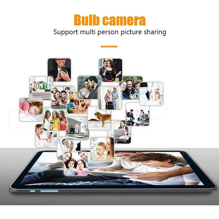 5G Wifi E27 Bulb Surveillance Camera 200W/2MP GHomeSmart® - GHome Smart Official