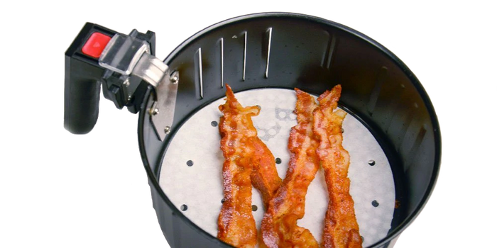 7.5" Perforated Parchment Non-Stick Air Fryer Liners - 100 Pieces - GoWISE USA