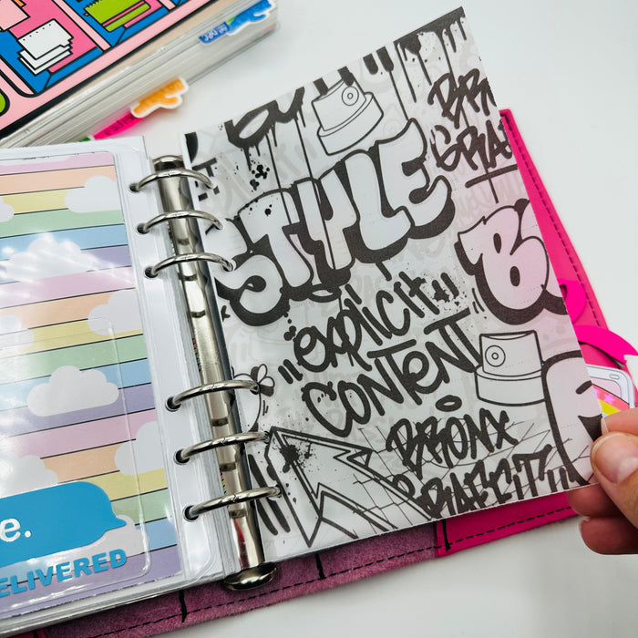 Graffiti Print Vellum Dashboards