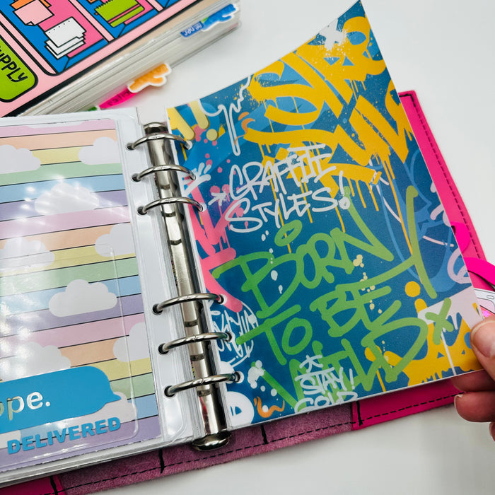 Graffiti Print Vellum Dashboards