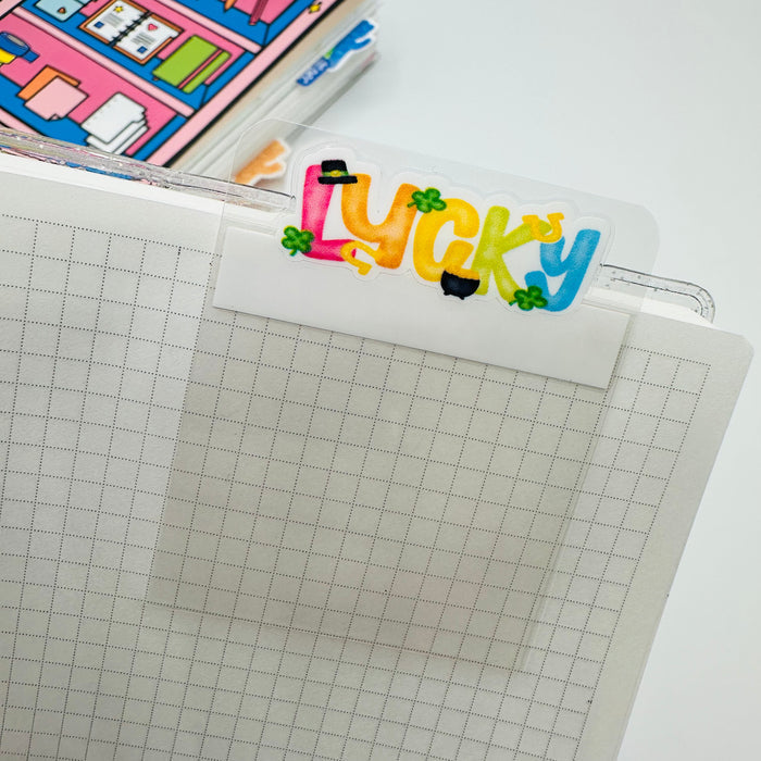 St. Patty's Mini Tab Planner Dividers - TOP TABS