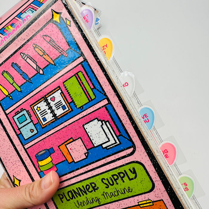 Conversation Heart Mini Tab Planner Dividers - SIDE TABS