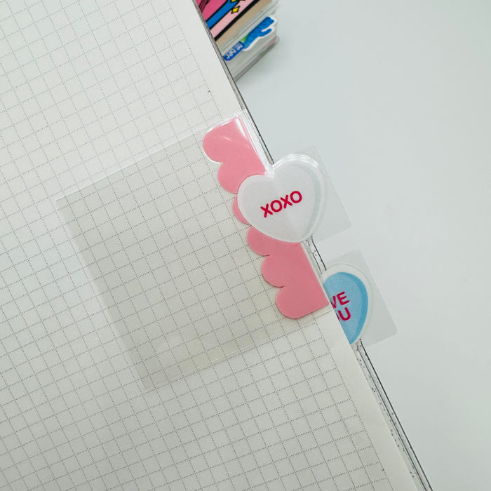 Conversation Heart Mini Tab Planner Dividers - SIDE TABS