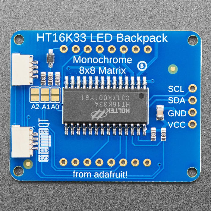 Adafruit 1.2" 8x8 LED Matrix Backpack by Adafruit - The Pi Hut