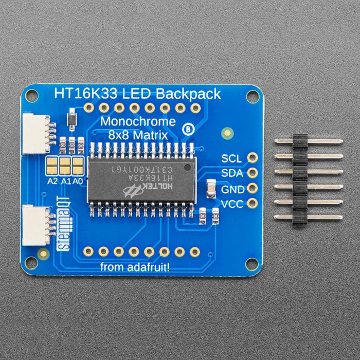 Adafruit 1.2" 8x8 LED Matrix Backpack by Adafruit - The Pi Hut