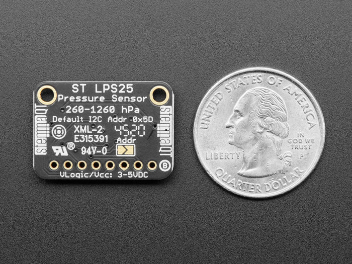 Adafruit LPS25 Pressure Sensor - STEMMA QT / Qwiic (LPS25HB) by Adafruit - The Pi Hut