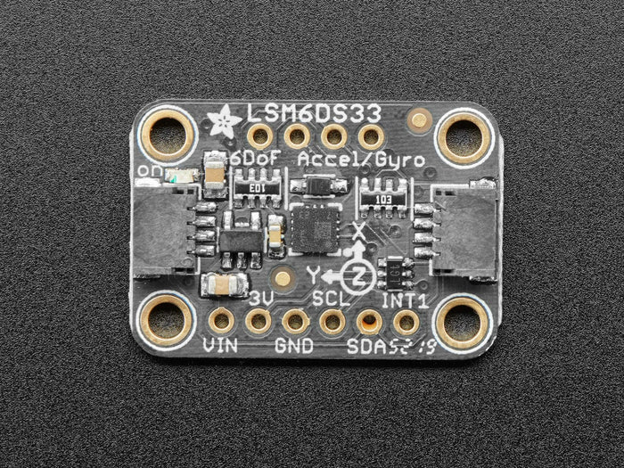 Adafruit LSM6DS33 6-DoF Accel + Gyro IMU (STEMMA QT / Qwiic) [Discontinued] by Adafruit - The Pi Hut