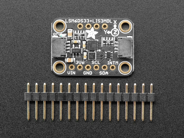 Adafruit LSM6DS33 + LIS3MDL - 9 DoF IMU with Accel / Gyro / Mag (STEMMA QT Qwiic) [Discontinued] by Adafruit - The Pi Hut