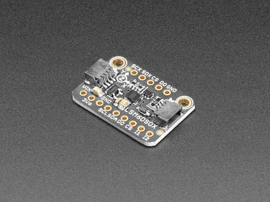 Adafruit LSM6DSOX 6 DoF Accelerometer and Gyroscope (STEMMA QT / Qwiic) by Adafruit - The Pi Hut