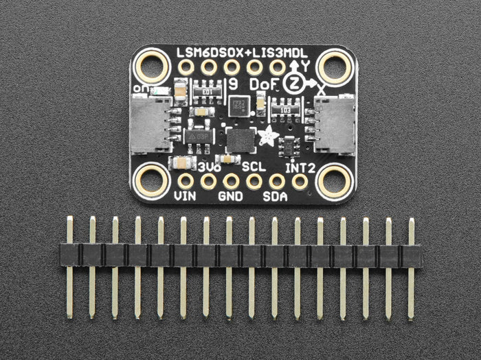 Adafruit LSM6DSOX + LIS3MDL - Precision 9 DoF IMU (STEMMA QT / Qwiic) by Adafruit - The Pi Hut