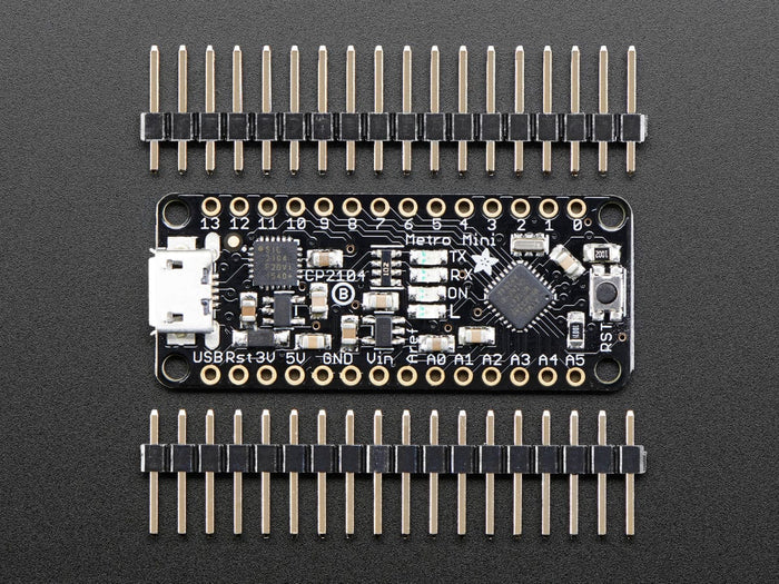 Adafruit Metro Mini 328 V1 - Arduino-Compatible - 5V 16MHz [discontinued] by Adafruit - The Pi Hut