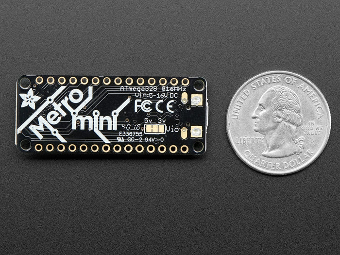 Adafruit Metro Mini 328 V1 - Arduino-Compatible - 5V 16MHz [discontinued] by Adafruit - The Pi Hut