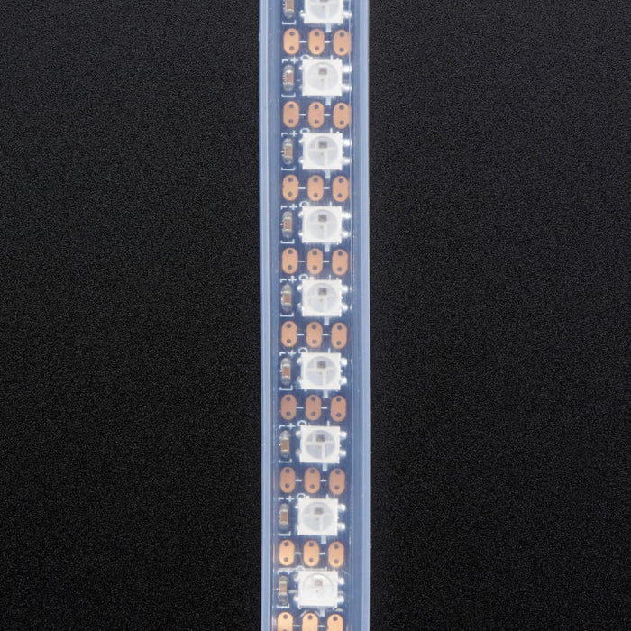 Adafruit Mini Skinny NeoPixel Digital RGB LED Strip - 144 LED/m (1m BLACK) by Adafruit - The Pi Hut