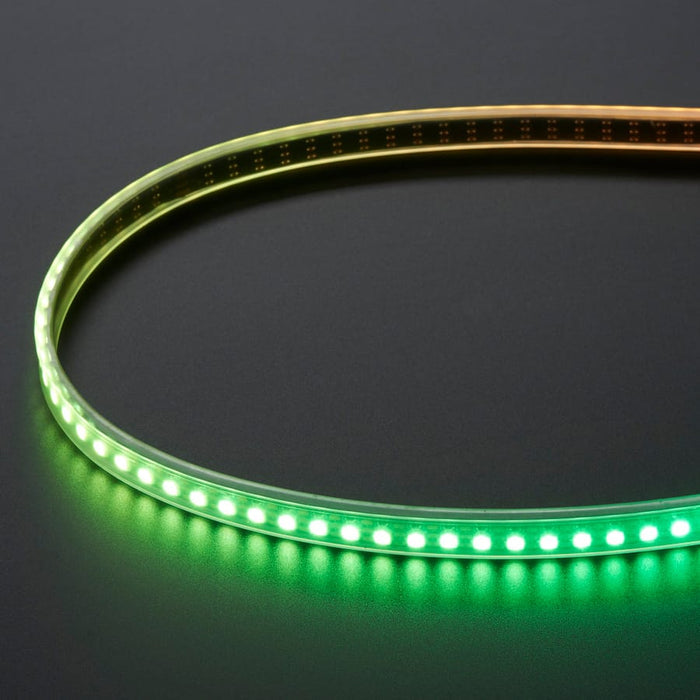 Adafruit Mini Skinny NeoPixel Digital RGB LED Strip - 144 LED/m (1m BLACK) by Adafruit - The Pi Hut