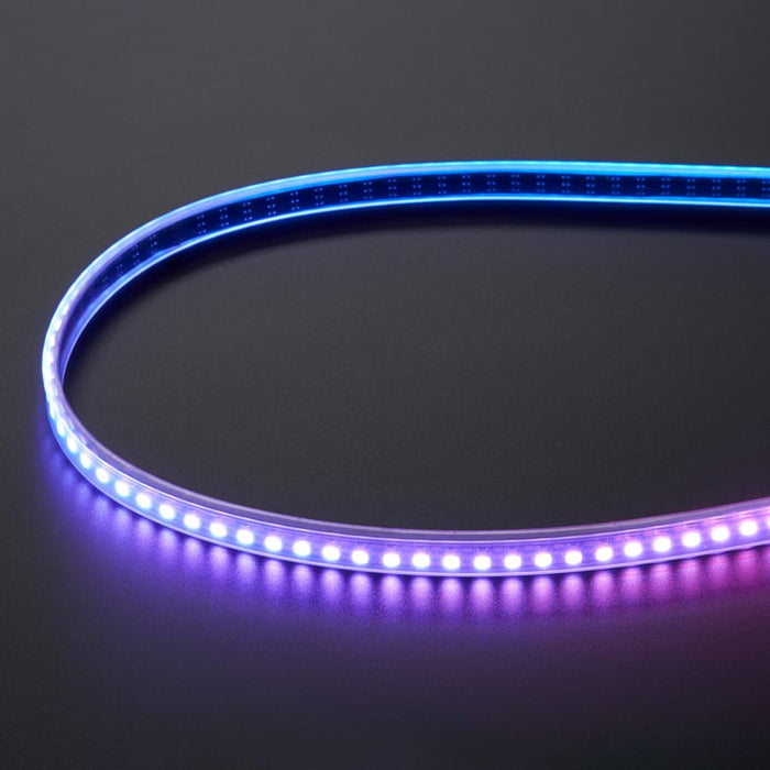 Adafruit Mini Skinny NeoPixel Digital RGB LED Strip - 144 LED/m (1m BLACK) by Adafruit - The Pi Hut