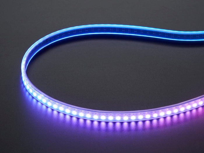 Adafruit Mini Skinny NeoPixel Digital RGB LED Strip - 144 LED/m (1m WHITE) by Adafruit - The Pi Hut