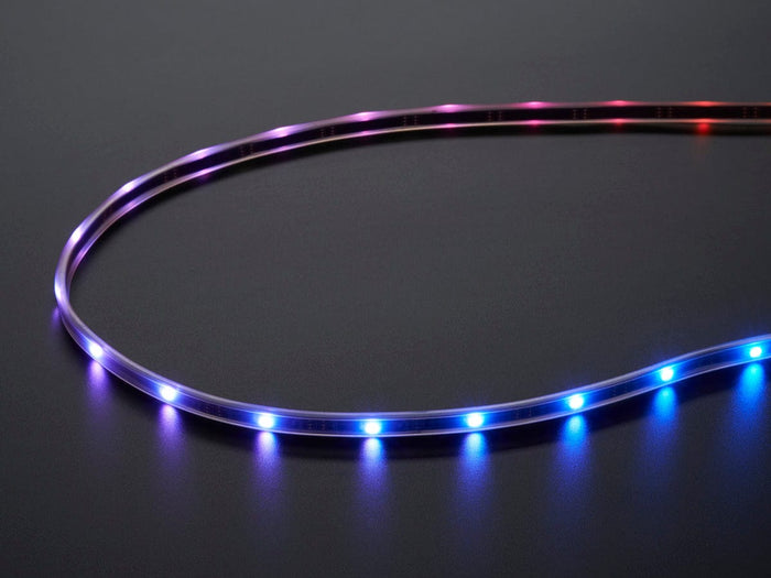 Adafruit Mini Skinny NeoPixel Digital RGB LED Strip - 1m 30 LED/m (BLACK) [Discontinued] by Adafruit - The Pi Hut