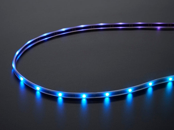 Adafruit Mini Skinny NeoPixel Digital RGB LED Strip - 1m 30 LED/m (BLACK) [Discontinued] by Adafruit - The Pi Hut