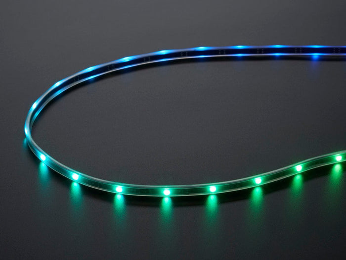 Adafruit Mini Skinny NeoPixel Digital RGB LED Strip - 1m 30 LED/m (BLACK) [Discontinued] by Adafruit - The Pi Hut