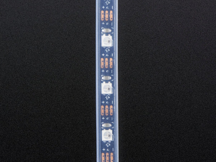 Adafruit Mini Skinny NeoPixel Digital RGB LED Strip - 1m 60 LED/m (BLACK) [Discontinued] by Adafruit - The Pi Hut