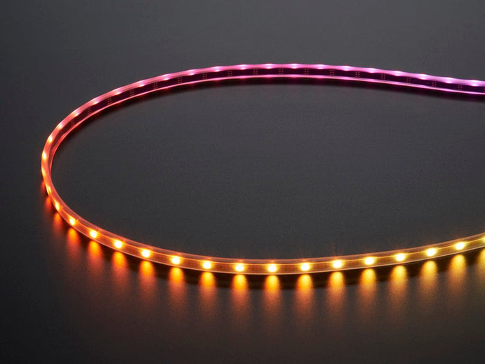 Adafruit Mini Skinny NeoPixel Digital RGB LED Strip - 1m 60 LED/m (BLACK) [Discontinued] by Adafruit - The Pi Hut