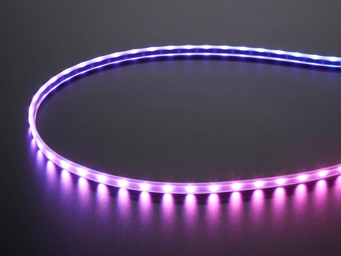 Adafruit Mini Skinny NeoPixel Digital RGB LED Strip - 1m 60 LED/m (BLACK) [Discontinued] by Adafruit - The Pi Hut