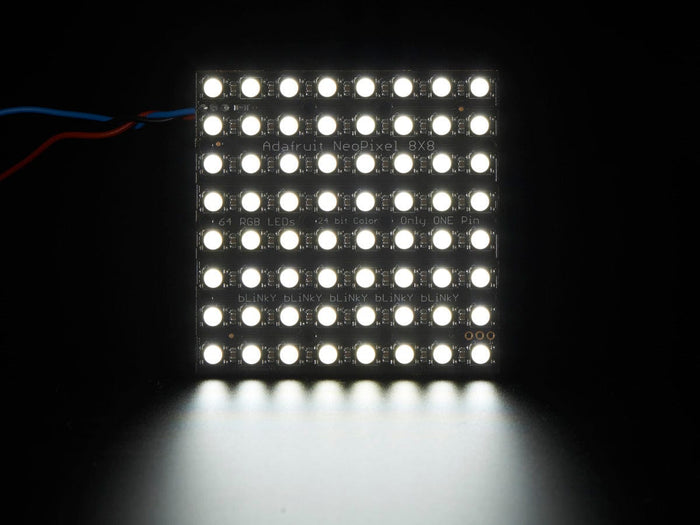 Adafruit NeoPixel NeoMatrix - 64 RGBW - Cool White (~6000K) [Discontinued] by Adafruit - The Pi Hut