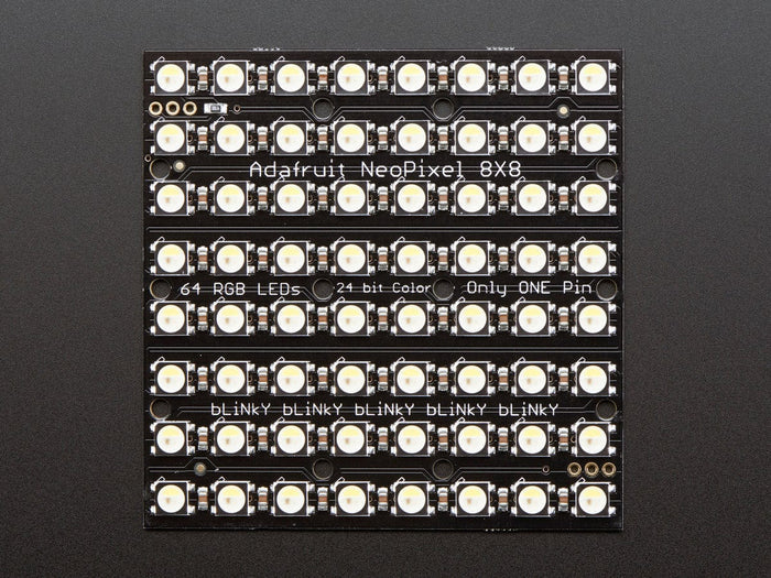 Adafruit NeoPixel NeoMatrix - 64 RGBW - Cool White (~6000K) [Discontinued] by Adafruit - The Pi Hut