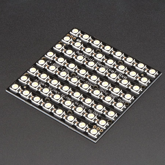 Adafruit NeoPixel NeoMatrix - 64 RGBW - Natural (4500K) by Adafruit - The Pi Hut