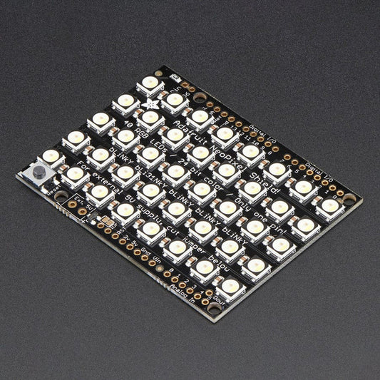 Adafruit NeoPixel Shield - 40 RGBW - Cool White (6000K) by Adafruit - The Pi Hut