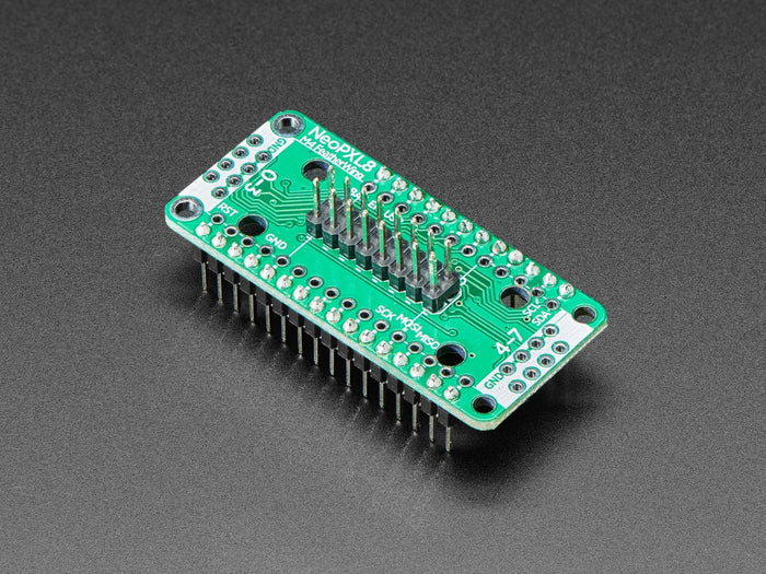 Adafruit NeoPXL8 FeatherWing for Feather M4 - 8 x DMA NeoPixels! [discontinued] by Adafruit - The Pi Hut