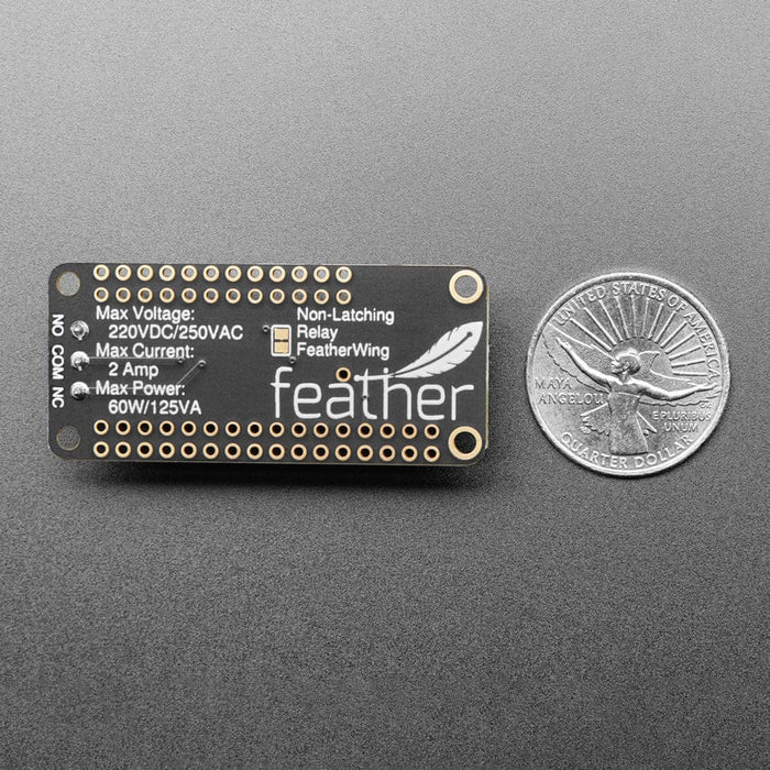 Adafruit Non-Latching Mini Relay FeatherWing by Adafruit - The Pi Hut
