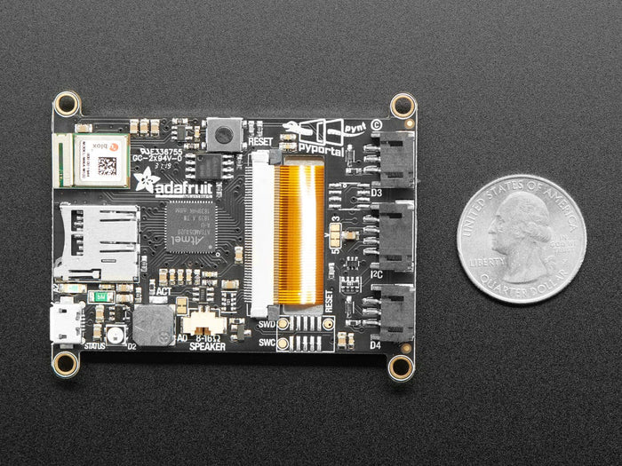 Adafruit PyPortal Pynt - CircuitPython Powered Internet Display (2.4" TFT) by Adafruit - The Pi Hut