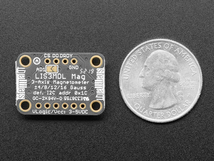 Adafruit Triple-axis Magnetometer - LIS3MDL (STEMMA QT / Qwiic) by Adafruit - The Pi Hut