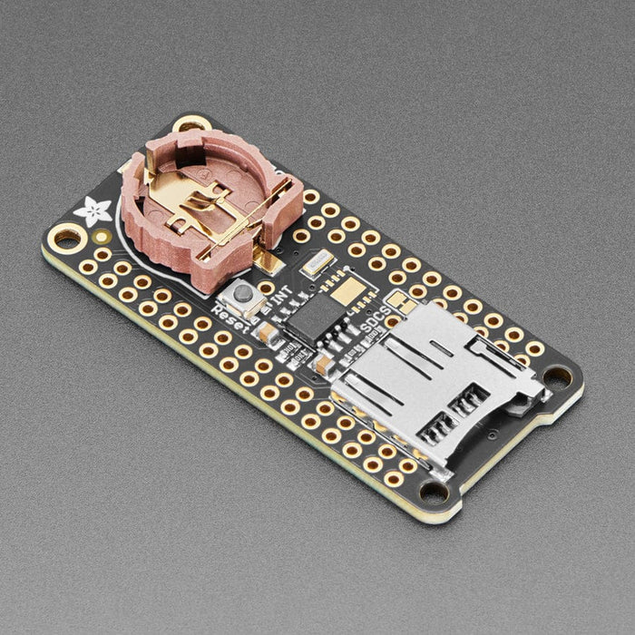Adalogger FeatherWing - RTC + SD Add-on For All Feather Boards by Adafruit - The Pi Hut