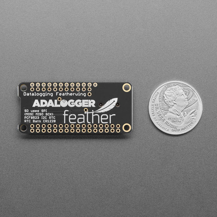 Adalogger FeatherWing - RTC + SD Add-on For All Feather Boards by Adafruit - The Pi Hut