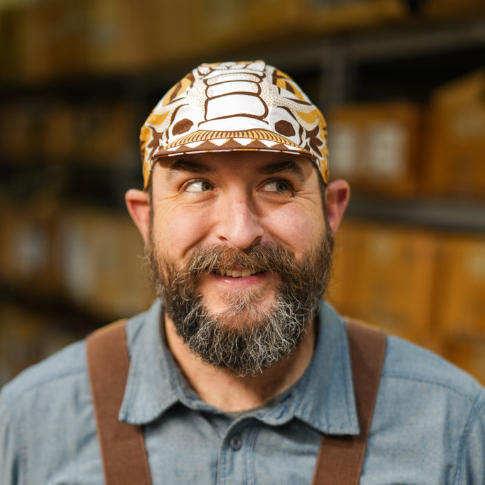ADAM BELL'S WORKS Cycling Cap - Golden Shuppi
