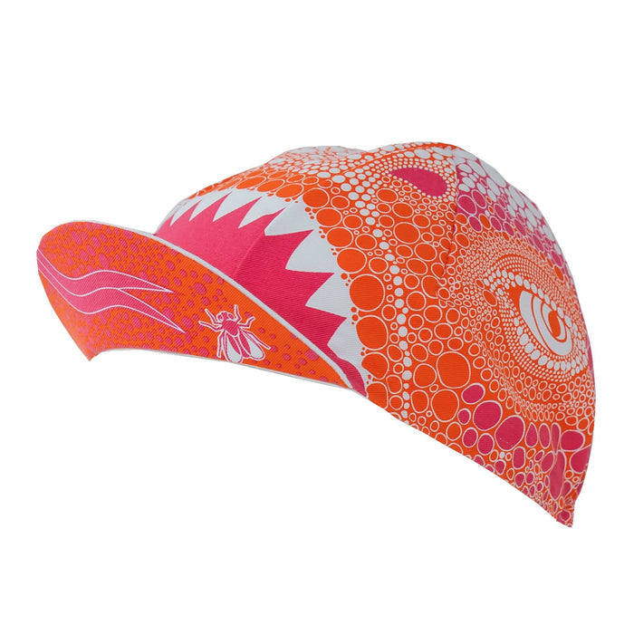 ADAM BELL'S WORKS Cycling Cap - Kaiman  (Rubine red)
