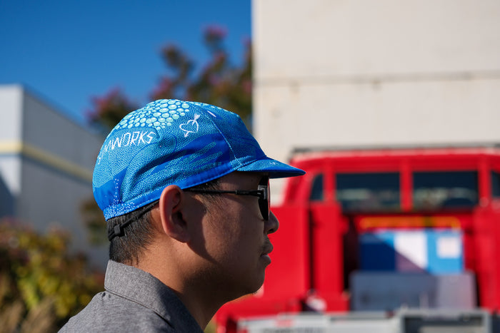 ADAM BELL'S WORKS Cycling Cap - Sim Frog