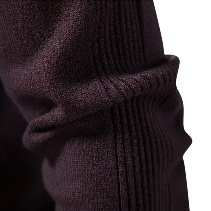 Alessio Moro Men Slim Fit Turtleneck Sweater Warm Winter Knit Pullover