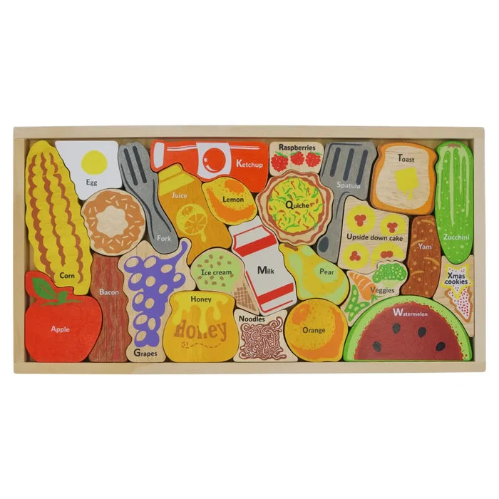 Alphabites A-Z Food Puzzle & Playset