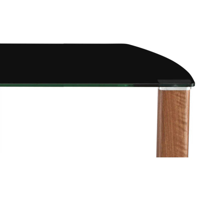 Alphason Century Stand 1200mm, Up to 55" - Walnut & Black Glass TV Furniture – view 3