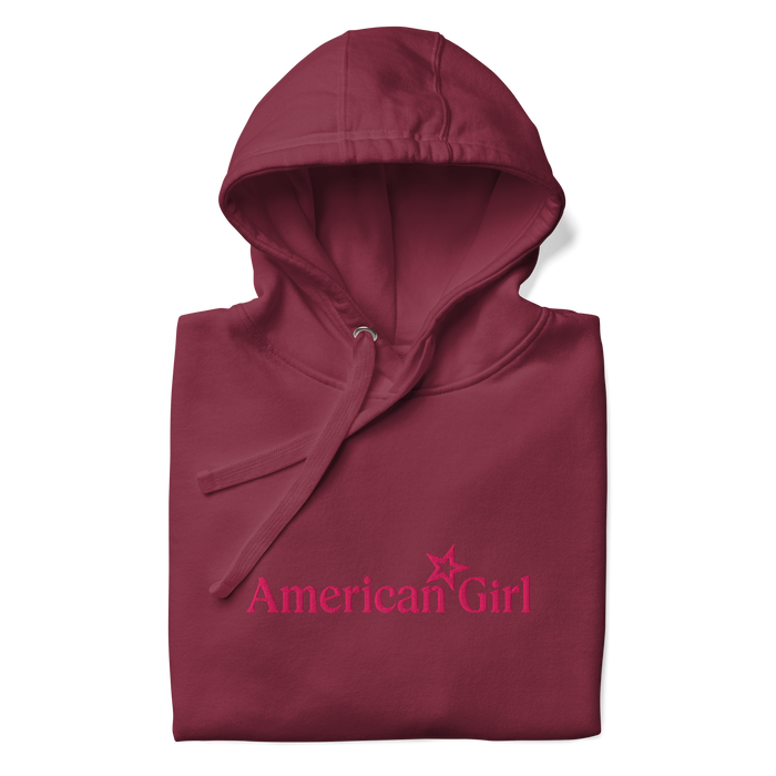 American Girl® Burgundy Hoodie for Adults