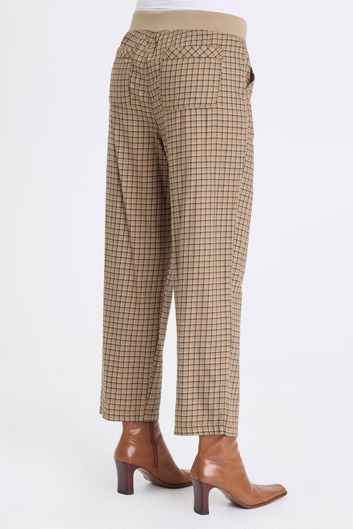 XCVI Amun Plaid Tapered Pant