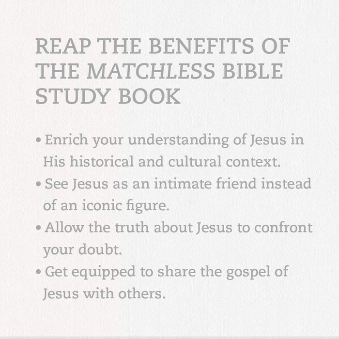 Angie Smith Matchless: The Life and Love of Jesus Paperback