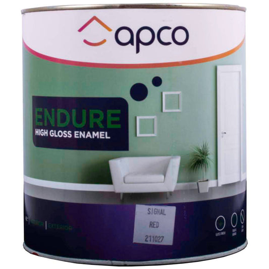 Apco Endure Gloss Enamel Signal Red 4L