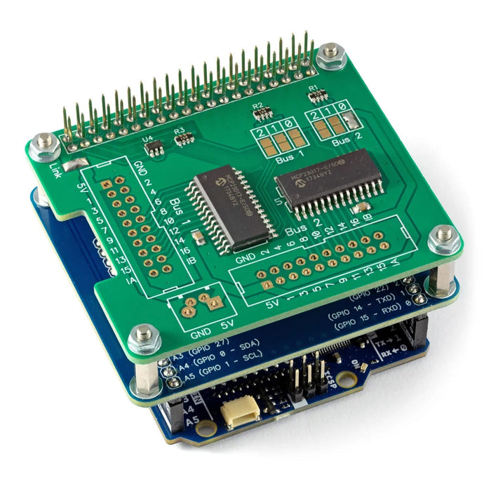 Arduino Uno to Raspberry Pi Adapter by ABelectronics - The Pi Hut