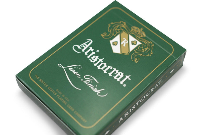 Aristocrat: Green Edition Playing Cards by US Playing Card Co.