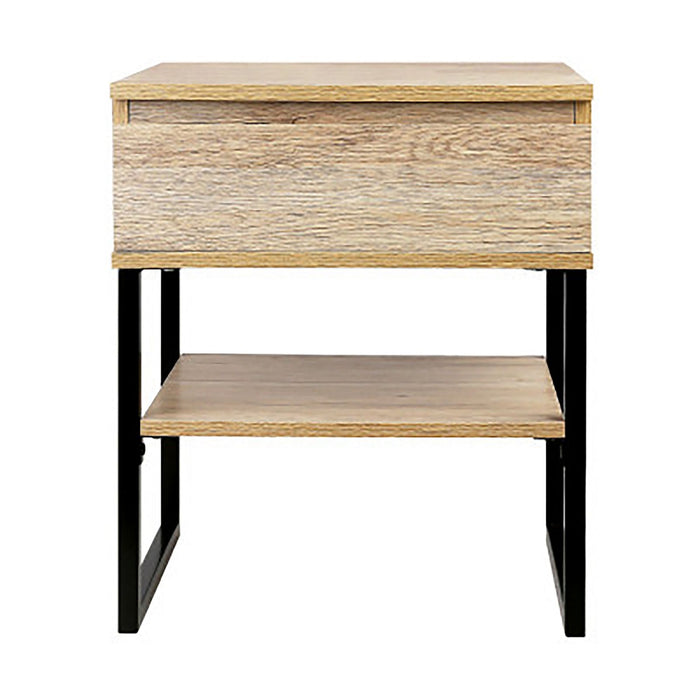 Artiss Bedside Table 1 Drawers with Shelf - CASEY -Home Living Store - -
